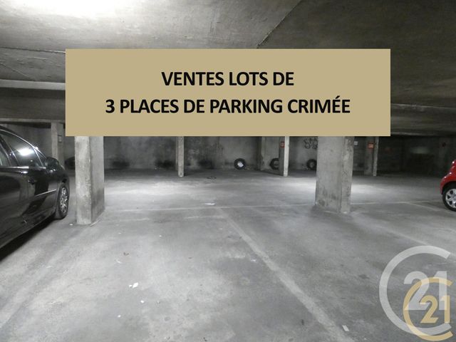 Parking &agrave; vendre - 29,80 m2 - Paris - 75019 - ILE-DE-FRANCE