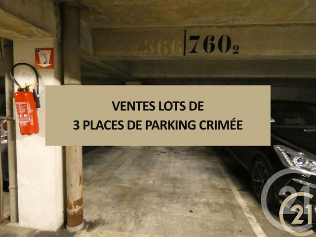 Parking à vendre PARIS