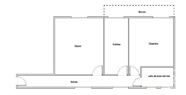 Appartement F2 &agrave; vendre - 2 pi&egrave;ces - 39,80 m2 - Paris - 75019 - ILE-DE-FRANCE