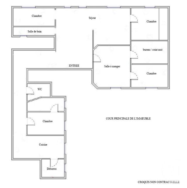 Appartement F7 &agrave; vendre - 7 pi&egrave;ces - 132,08 m2 - Paris - 75010 - ILE-DE-FRANCE