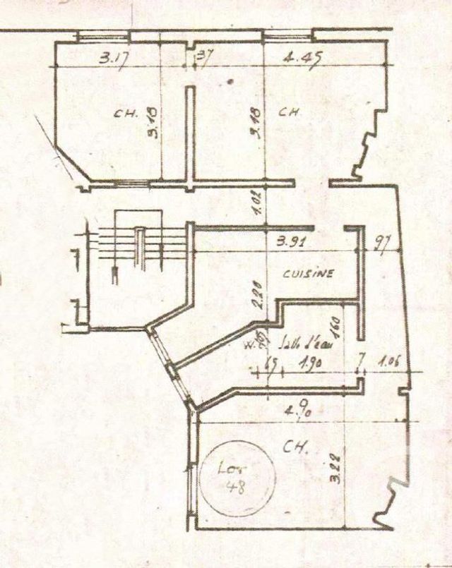 Appartement F3 &agrave; vendre - 3 pi&egrave;ces - 60,88 m2 - Paris - 75010 - ILE-DE-FRANCE