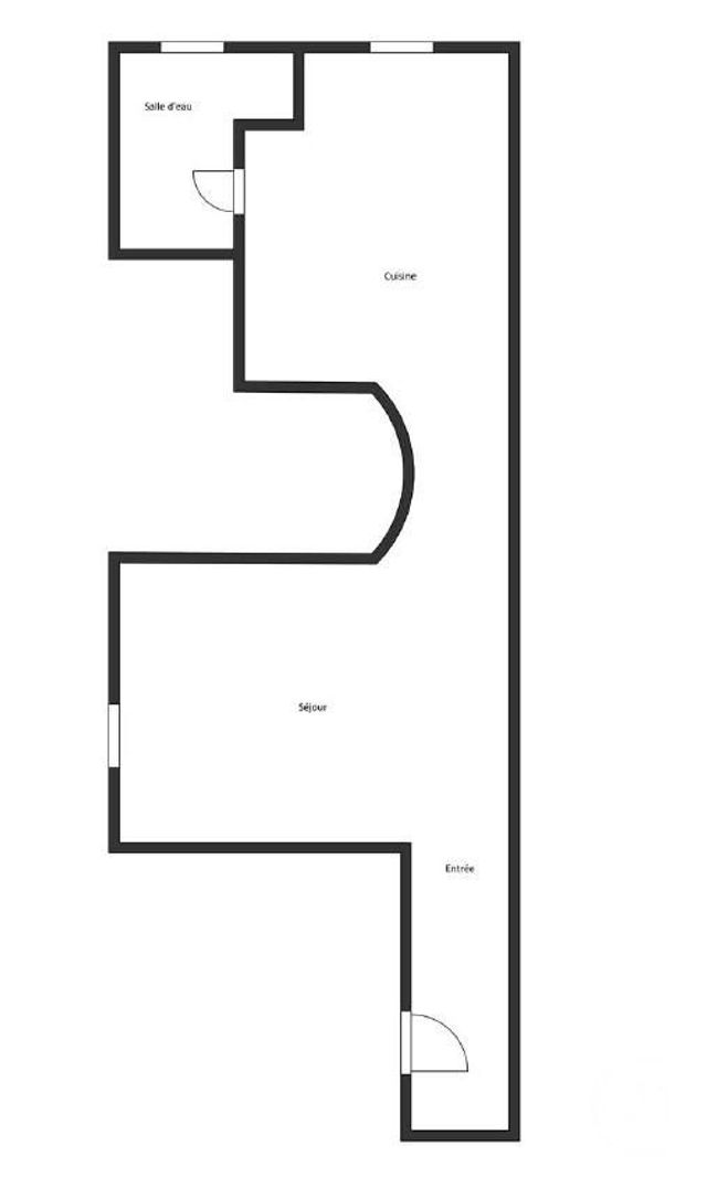 Appartement F1 &agrave; vendre - 1 pi&egrave;ce - 36,35 m2 - Paris - 75010 - ILE-DE-FRANCE