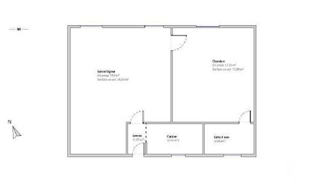 Appartement F2 &agrave; vendre - 2 pi&egrave;ces - 39 m2 - Paris - 75010 - ILE-DE-FRANCE