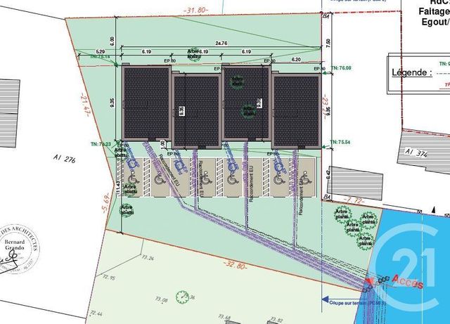 Terrain à vendre - 901 m2 - La Ferte Sous Jouarre - 77 - ILE-DE-FRANCE