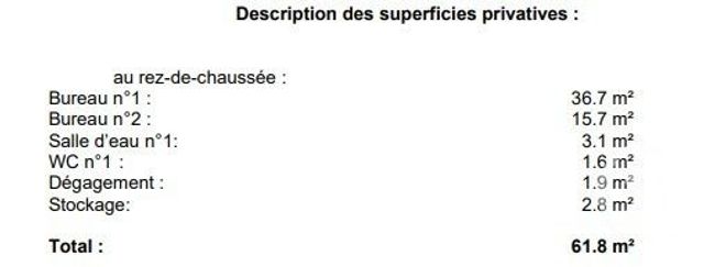 Divers &agrave; vendre - 61,80 m2 - Coulommiers - 77 - ILE-DE-FRANCE