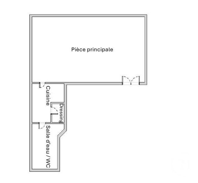 Appartement F1 &agrave; vendre - 1 pi&egrave;ce - 38,06 m2 - Paris - 75017 - ILE-DE-FRANCE
