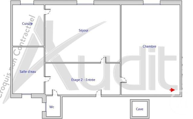 Appartement F2 &agrave; vendre - 2 pi&egrave;ces - 35,16 m2 - Paris - 75017 - ILE-DE-FRANCE