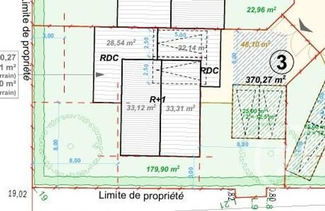 Terrain &agrave; vendre - 370 m2 - Brie Comte Robert - 77 - ILE-DE-FRANCE