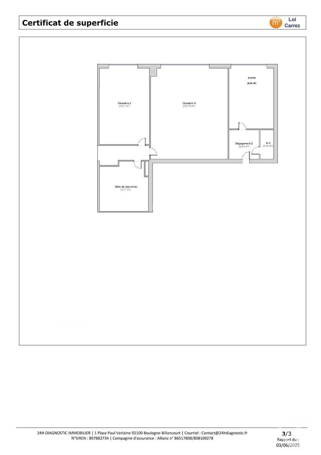 Appartement F2 à vendre - 2 pièces - 40 m2 - Montrouge - 92 - ILE-DE-FRANCE
