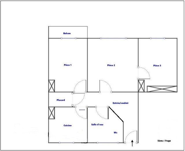 Appartement F3 &agrave; vendre - 3 pi&egrave;ces - 52,41 m2 - Montrouge - 92 - ILE-DE-FRANCE