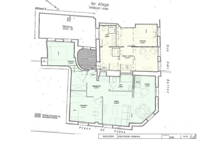 Immeuble &agrave; vendre - 357 m2 - Chartres - 28 - CENTRE