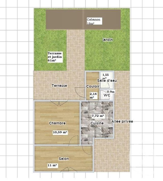 Maison &agrave; vendre - 2 pi&egrave;ces - 34,77 m2 - Maisons Alfort - 94 - ILE-DE-FRANCE