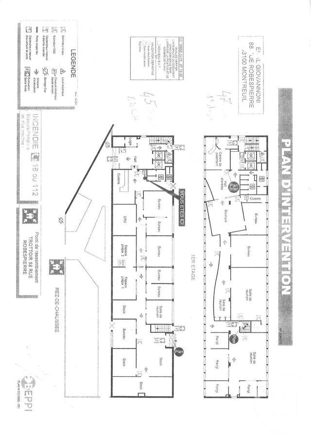 Bureaux à louer - 928.0 m2 - 93 - Seine-Saint-Denis