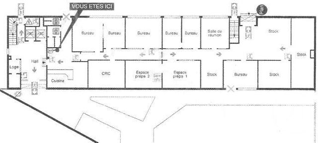 Bureaux à louer - 450.0 m2 - 93 - Seine-Saint-Denis