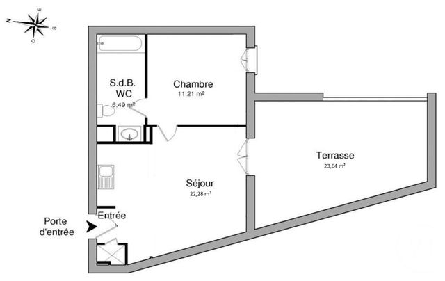 Appartement F2 &agrave; vendre - 2 pi&egrave;ces - 39,98 m2 - Maisons Alfort - 94 - ILE-DE-FRANCE