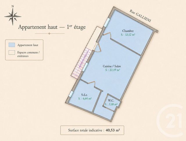 Appartement F2 &agrave; vendre - 2 pi&egrave;ces - 38,58 m2 - Beaulieu Sur Mer - 06 - PROVENCE-ALPES-COTE-D-AZUR