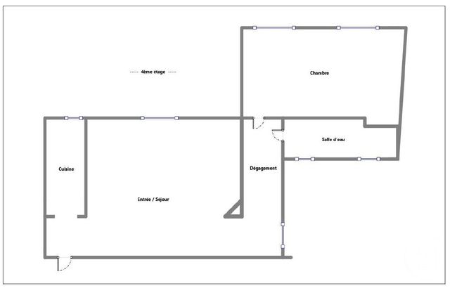 Appartement F2 &agrave; vendre - 2 pi&egrave;ces - 43,32 m2 - Paris - 75005 - ILE-DE-FRANCE
