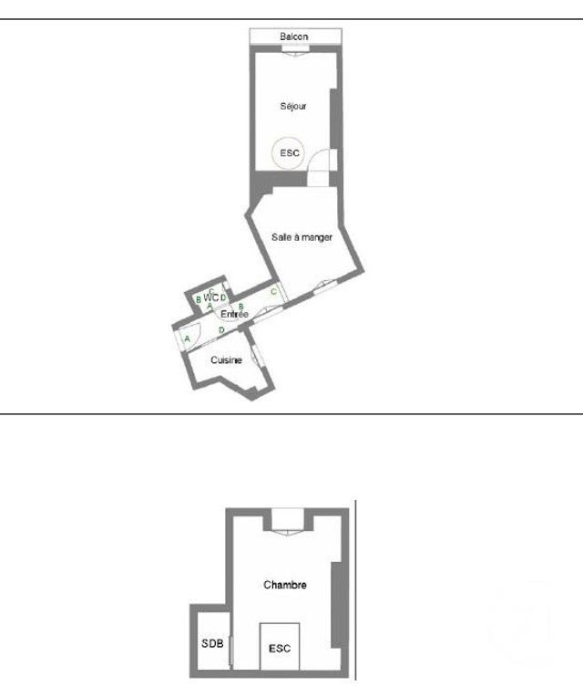 Appartement F3 &agrave; vendre - 3 pi&egrave;ces - 40,43 m2 - Paris - 75005 - ILE-DE-FRANCE