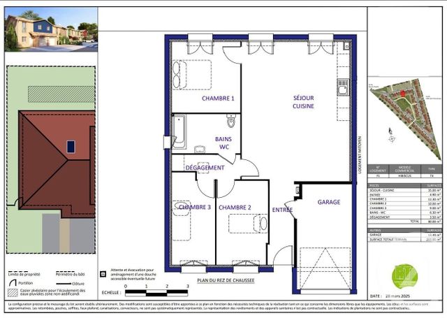 Maison à vendre - 4 pièces - 80 m2 - Biganos - 33 - AQUITAINE