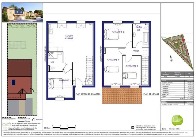 Maison à vendre - 5 pièces - 93,70 m2 - Biganos - 33 - AQUITAINE