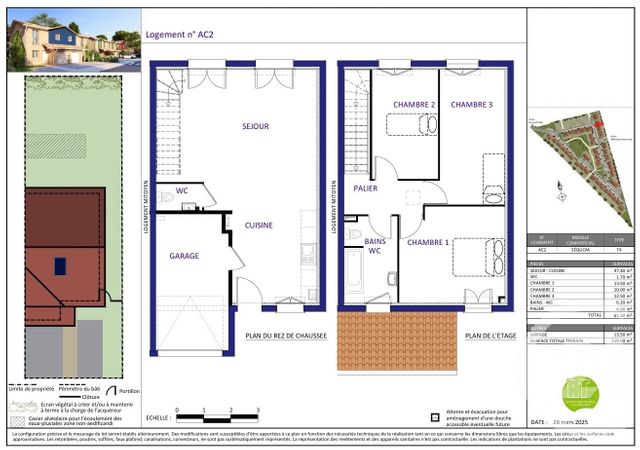 Maison &agrave; vendre - 4 pi&egrave;ces - 85,30 m2 - Biganos - 33 - AQUITAINE