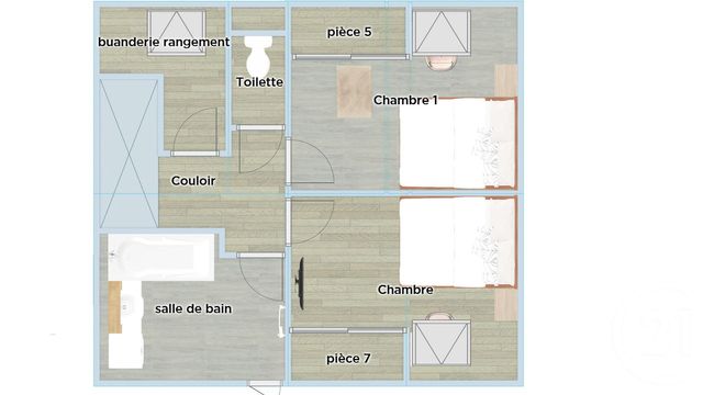 Maison &agrave; vendre - 4 pi&egrave;ces - 108 m2 - Saffre - 44 - PAYS-DE-LOIRE