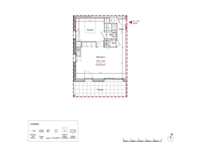 Appartement T2 &agrave; vendre - 2 pi&egrave;ces - 50,30 m2 - Puceul - 44 - PAYS-DE-LOIRE