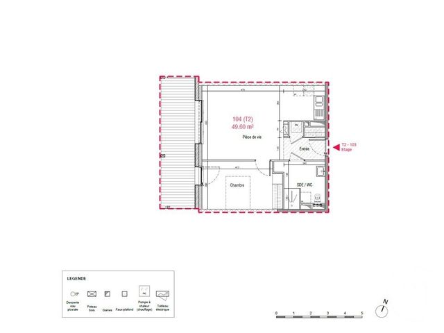 Appartement T2 &agrave; vendre - 2 pi&egrave;ces - 50,60 m2 - Puceul - 44 - PAYS-DE-LOIRE