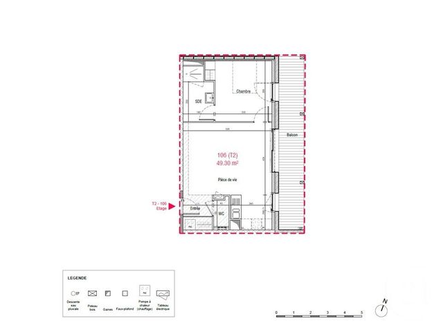 Appartement T2 &agrave; vendre - 2 pi&egrave;ces - 49,30 m2 - Puceul - 44 - PAYS-DE-LOIRE
