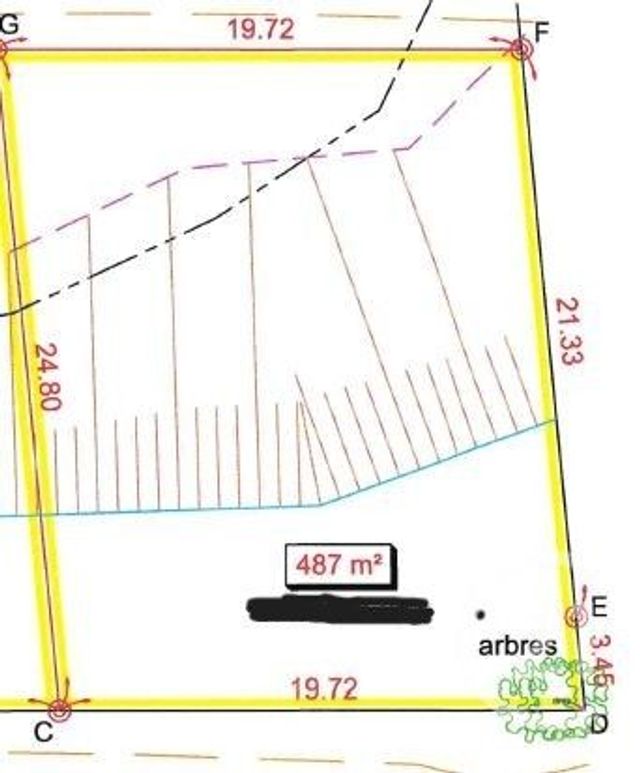 Terrain &agrave; vendre - 487 m2 - Savenay - 44 - PAYS-DE-LOIRE