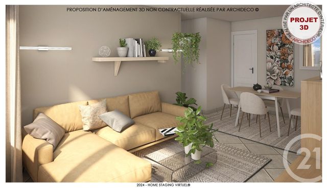 Appartement F3 à vendre - 3 pièces - 55,17 m2 - Donville Les Bains - 50 - BASSE-NORMANDIE