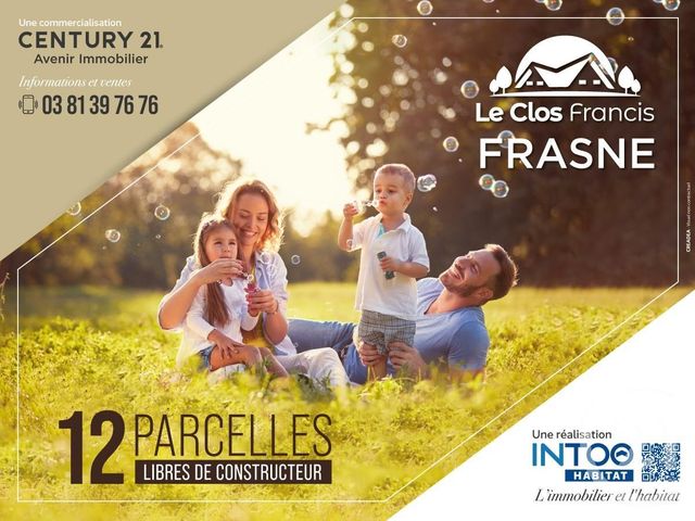 Terrain à vendre - 671 m2 - Frasne - 25 - FRANCHE-COMTE