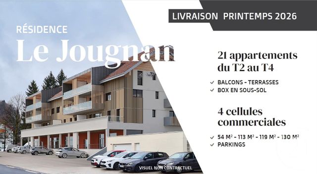 Appartement T3 &agrave; vendre - 3 pi&egrave;ces - 73 m2 - Jougne - 25 - FRANCHE-COMTE