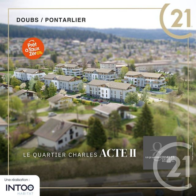 Appartement F3 &agrave; vendre - 3 pi&egrave;ces - 62,74 m2 - Doubs - 25 - FRANCHE-COMTE