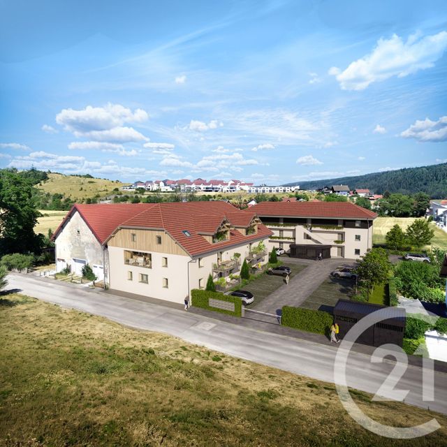 Appartement T2 &agrave; vendre - 3 pi&egrave;ces - 63,83 m2 - Doubs - 25 - FRANCHE-COMTE