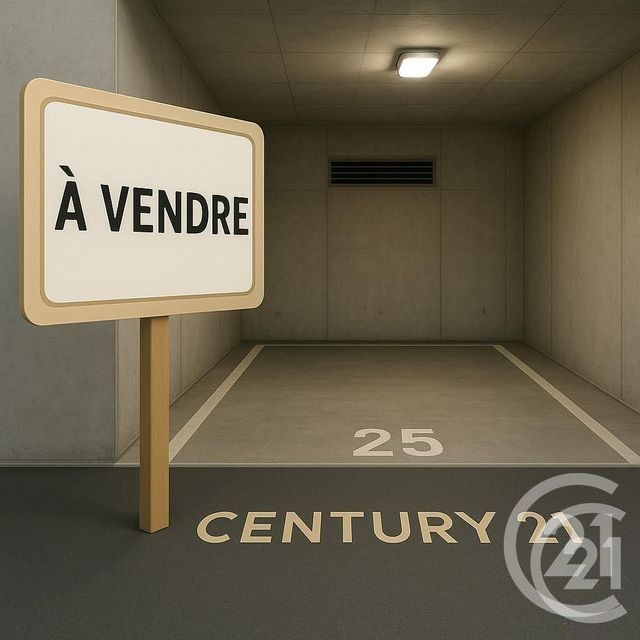 Parking à vendre - 12,80 m2 - Yerres - 91 - ILE-DE-FRANCE