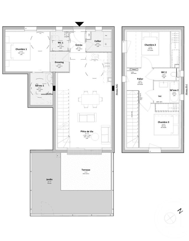 Maison à vendre - 4 pièces - 83,10 m2 - St Gilles Croix De Vie - 85 - PAYS-DE-LOIRE