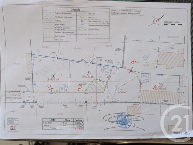 Terrain à vendre - 384 m2 - Soullans - 85 - PAYS-DE-LOIRE