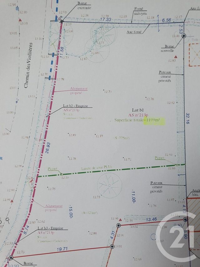 Terrain &agrave; vendre - 1199 m2 - Challans - 85 - PAYS-DE-LOIRE