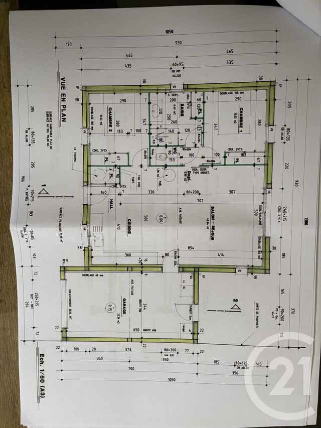 Maison &agrave; louer - 3 pi&egrave;ces - 72 m2 - Froidfond - 85 - PAYS-DE-LOIRE