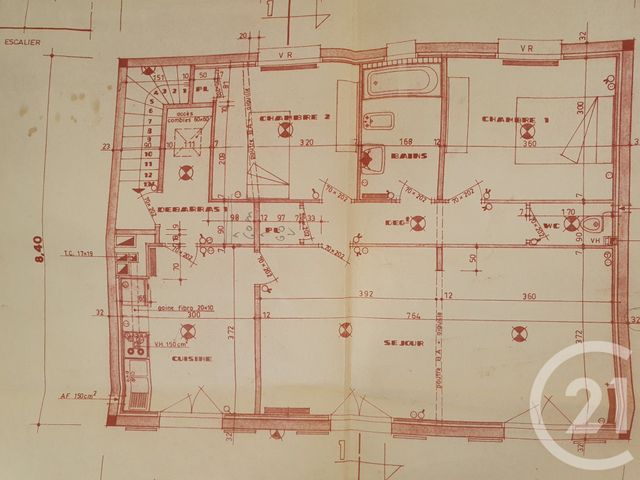Maison &agrave; louer - 3 pi&egrave;ces - 72,13 m2 - Challans - 85 - PAYS-DE-LOIRE