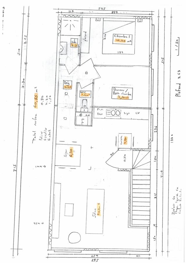 Appartement F2 &agrave; louer - 2 pi&egrave;ces - 60,55 m2 - Challans - 85 - PAYS-DE-LOIRE