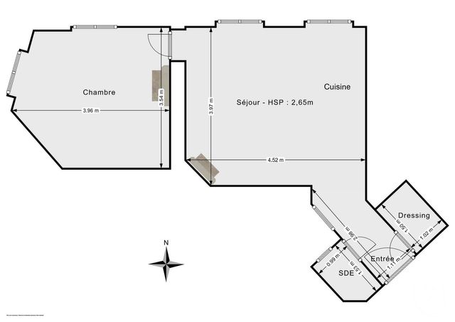 Appartement à vendre - 2 pièces - 36,25 m2 - Paris - 75019 - ILE-DE-FRANCE