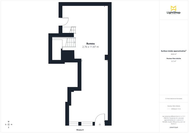 Bureaux à louer - 79.44 m2 - 75 - Paris