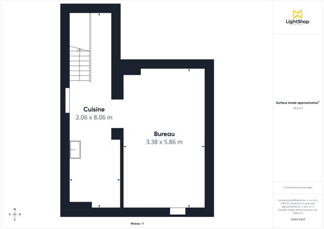 Bureaux à louer - 79.44 m2 - 75 - Paris
