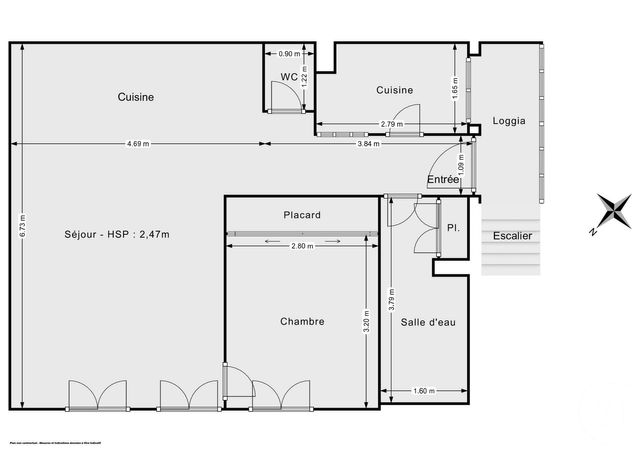 Appartement T3 &agrave; vendre - 3 pi&egrave;ces - 54,97 m2 - Paris - 75012 - ILE-DE-FRANCE