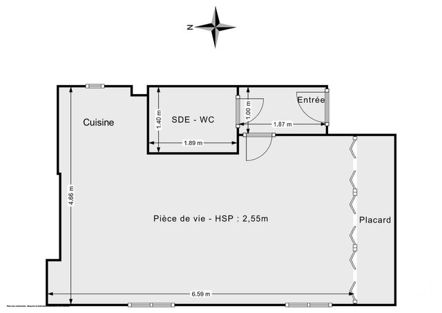 Appartement Studio &agrave; vendre - 1 pi&egrave;ce - 31 m2 - Paris - 75011 - ILE-DE-FRANCE