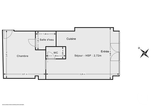 Appartement F2 &agrave; vendre - 2 pi&egrave;ces - 27,40 m2 - Paris - 75012 - ILE-DE-FRANCE
