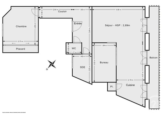 Appartement &agrave; vendre - 3 pi&egrave;ces - 50 m2 - Paris - 75011 - ILE-DE-FRANCE