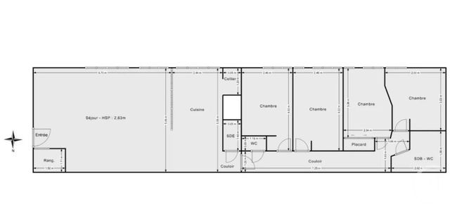 Appartement F5 &agrave; vendre - 5 pi&egrave;ces - 99,54 m2 - Paris - 75011 - ILE-DE-FRANCE